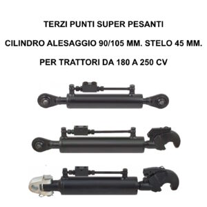 TERZO PUNTO IDRAULICO SUPER PESANTE PER TRATTORI DA 180/250CV